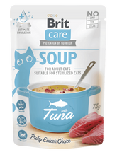 Soupe Brit Care au thon Aliment Humide Chat 75 G